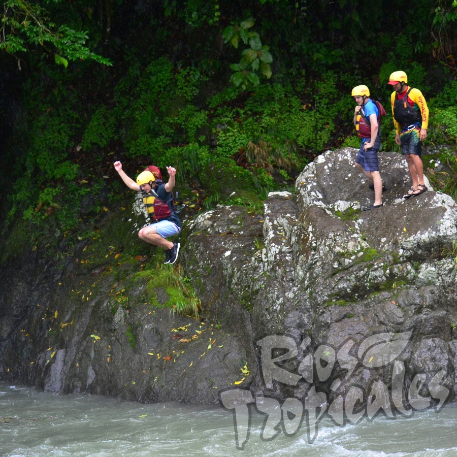 Pacuare river jump